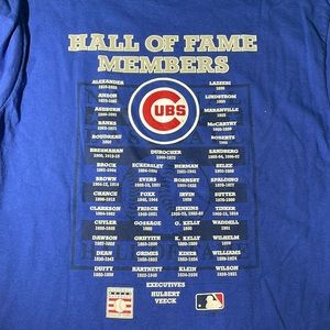 Cubs Hall of Fame Members 2008 shirt